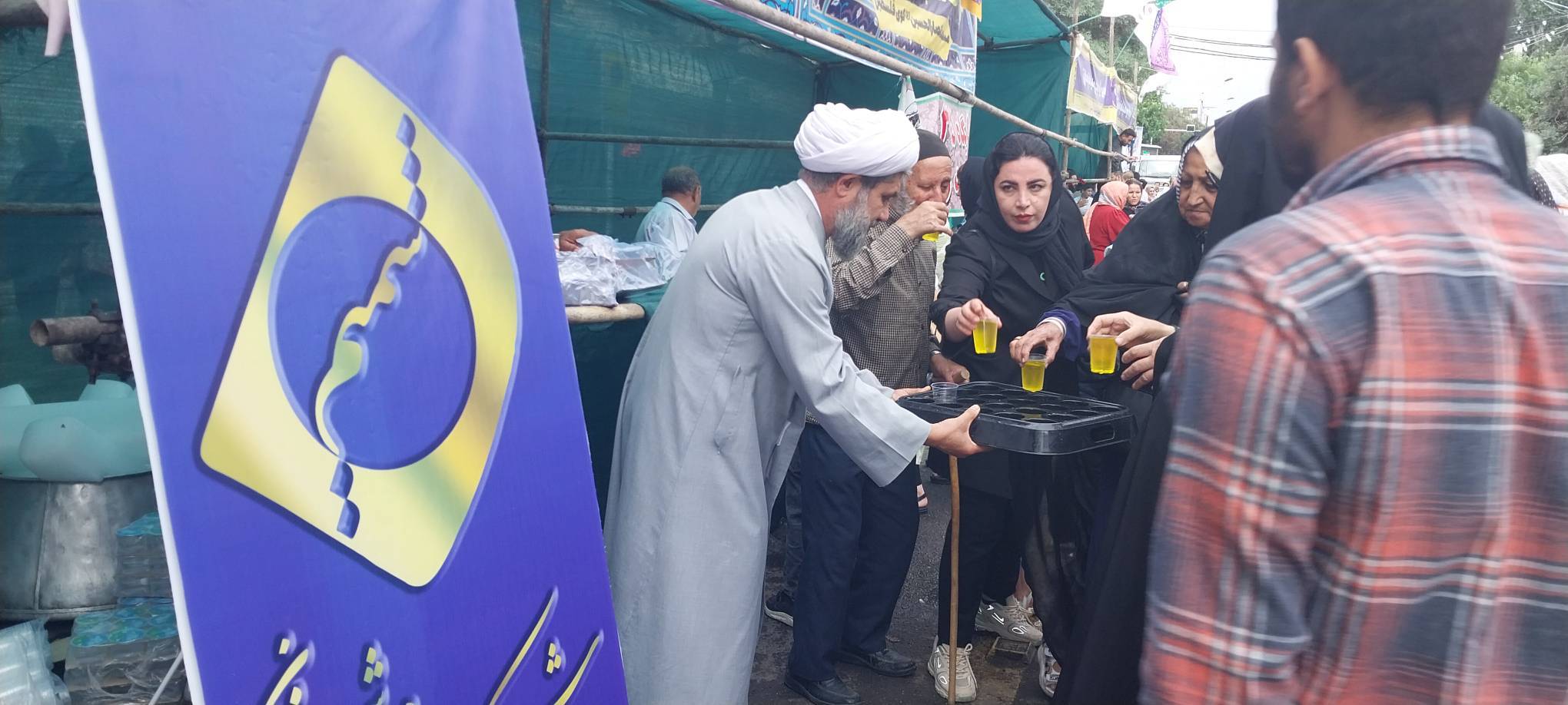 موکب محلات هدف استان زنجان در مهمانی کیلومتری غدیر