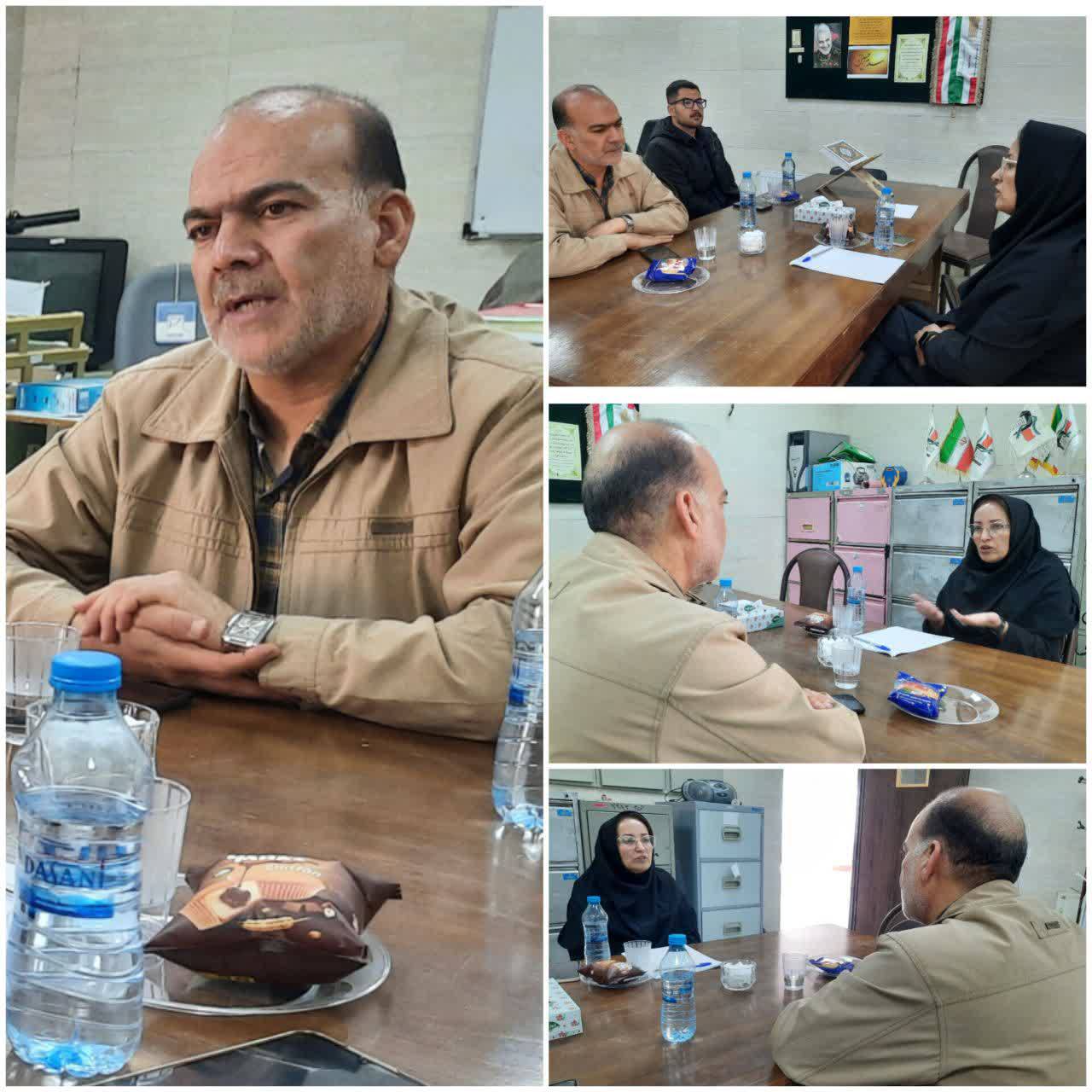 بررسی وضعیت محلات آسیب‌دیده در جلسه مشترک شبکه شمیم و پلیس استان چهارمحال و بختیاری